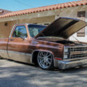 CUSTOM BUILT TRUCK,POTERBUILT,ACCUAIR,BILLETS,WHIPPLECHARGER,WILWOOD BRAKES