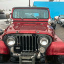Custom CJ7 Mile Marker Winch Hard Top Chrome Grill