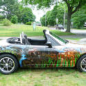 CUSTOM MAZDA CONVERTIBLE - ONLY ONE IN THE WORLD! AIR BRUSHED SAFARI THEME PAINT