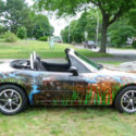 CUSTOM MAZDA MIATA CONVERTIBLE VERY UNIQUE SAFARI AIR BRUSH PAINT ONE OF A KIND!