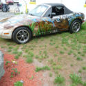 CUSTOM MIATA CONVERTIBLE - AIR BRUSHED SAFARI THEME PAINT - ONLY ONE ON EARTH