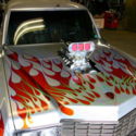 Custom Paint, 502 V8 w Blower, Custom Stereo, DVD, Bed in back, multi screens