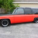 CUSTOM SHOW SUBURBAN 30,000 SPENT10,000 On Paint DETROIT steel wheels lowered