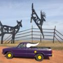 Custom Vikings Ford Courier and with horns