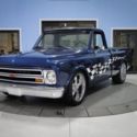 Dark Blue Metallic with Checkered Flag Decals