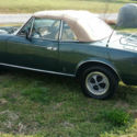 Dark Metallic Green 1979 Fiat Spider Convertible