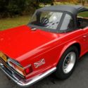 Dazzling red 72 Triumph TR6 No rust/rot