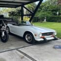 Desirable Tirumph TR-6 convertible with Hardtop option, recently painted.