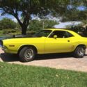 Dodge Challenger 340 with 4 speed Rear Window Louvers and TA Hood, Rally cluster
