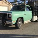 DODGE D-350 5.9L V8 WORK HORSE CLASSIC FLATBED 1 TON DUALLY PICKUP TRUCK