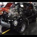 drag strip clean fast blower blown black leather big block auto line lock