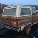 Early Bronco parts truck