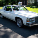 EXCELLENT 1984 CADILLAC COUPE DE VILLE  WHITE/MAROON  FULL POWER FULLY SERVICED