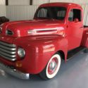 F1 SHORT BED STEPSIDE WITH FLAT HEAD V8. NEW PAINT, NEW BUMPERS