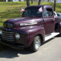 F1 ½ ton pick-up, two-tone purple, mostly restored