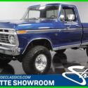 f100 lifted classic vintage 4 resortation exhaust headers rancho bed black blue