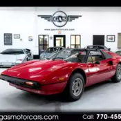 Ferrari 308 Red with 9510 Miles, for sale!