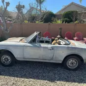 FIAT 124 spider 1969 Restoration potential project classic rare California car
