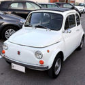 Fiat 500F Classic Car White 1972