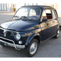 Fiat 500L Lusso Classic Car Blue 1970