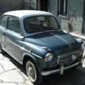 Fiat 600 Pininfarina, extrarare car, only two remained. never restored year 1957
