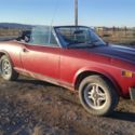 Fiat Convertible 124 Spider 1975 Soft Top 4 Cylinder 5 Speed 2 Door