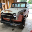 FJ55 Landcruiser Runs and drives lots of rust on body.  Tough old Rusty Iron Pig