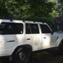 FJ62 in great shape with an amazing 5.3L Chevy engine, lifted, & tons of extras!