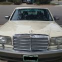 Flagship 1986 Classic Yellow Mercedes-Benz 560 SEL 4 Door Luxury Sedan