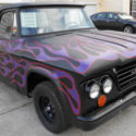 FLAMED 1964 64 DODGE 100 PICK UP TRUCK RARE STEPSIDE RAT ROD GASSER MOPAR 360 V8