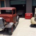 flathead rat rod project drop axle hot rod street  v8 ford steel fenders/ drives