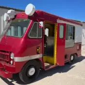 FOOD TRUCK,   VINTAGE PIZZA TRUCK
