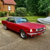 For Sale: 1966 Red Ford Mustang Coupe- 289 V8 Classic Mustang