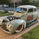 Ford 1940 Coupe SuperLow Ride-tech Bagged Flathead Hot Hod Rat Deluxe 39 40 1939