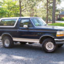 Ford Bronco 1993 Eddie Bauer Edition SUV top comes off, runs great, navy