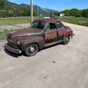 Ford Business Coupe 1946. Running and driving. Clean title in my name.