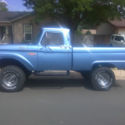 Ford F-100, SC, SWB, 4WD, 351 cid, 4spd manual, blue on blue