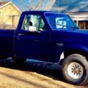 Ford F-150 XL pick up truck blue 6cyl, 5spd manual 1993