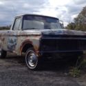FORD F SERIES " SHORT BOX" PICK UP. 3 SPEED TRANS, SIX CYL. NO RESERVE AUCTION
