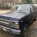 Ford F100 1981 Blue Truck