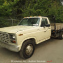 Ford F350 Regular Cab Flatbed Utility Pickup Truck 11&#039; Wood Bed 4-Spd Manual