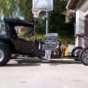Ford Hot Rod Blown T-Bucket Black not a 32 ford or rat rod, SBC