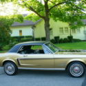 FORD MUSTANG 1968 &#034;GOLD NUGGET&#034; LTD EDITION.