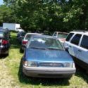 Four 1988 Mercury Tracer Hatchbacks for Parts