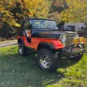 Frame off restored 1975 Jeep CJ5 with only 10,107 original miles