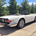 Frame-off restored 1976 Triumph TR6 with factory hardtop