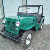 frame up restoration on nice original Hi Hood Jeep.