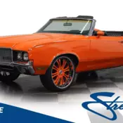 Fuel injected 350ci V8 custom orange paint 22" Asanti wheels