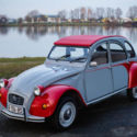 Fully-Restored Authentic Red/Gray Citroen 2cv Dolly