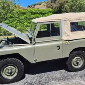 Fully restored Landrover Series 2a. Ex NZ Army Skippy